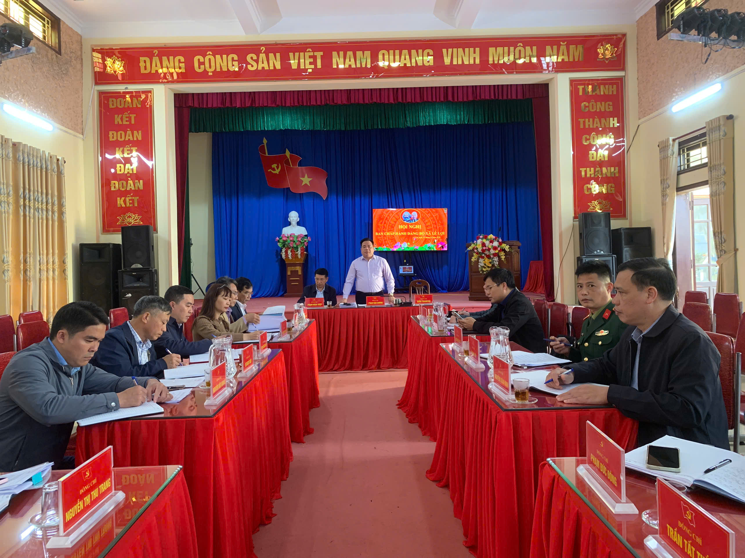 Hội nghị Ban Chấp hành Đảng bộ xã Lê Lợi