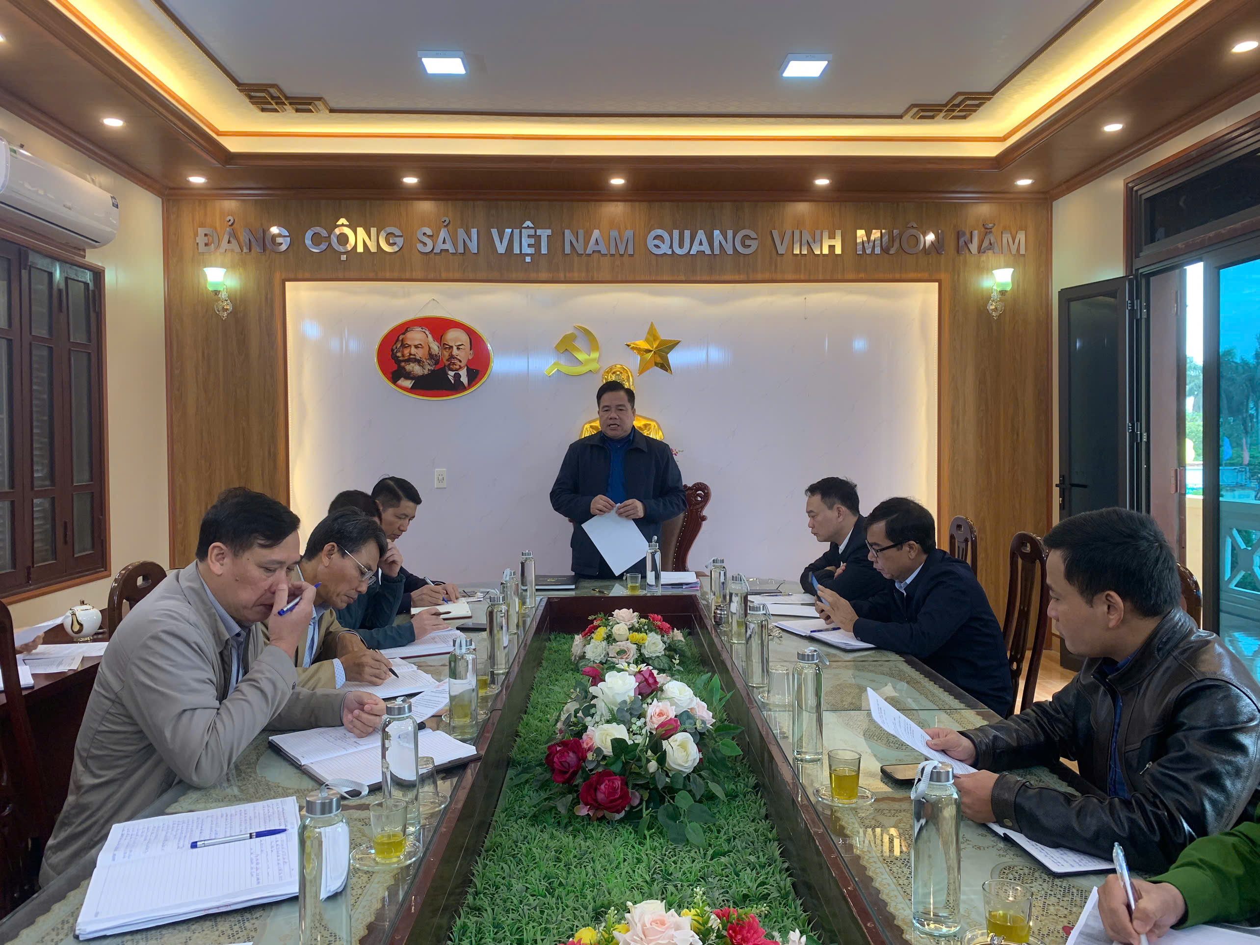 Thường trực Hội đồng nhân dân xã Lê Lợi tổ chức hội nghị liên tịch triển khai công tác chuẩn bị kỳ họp thường lệ cuối năm 2025