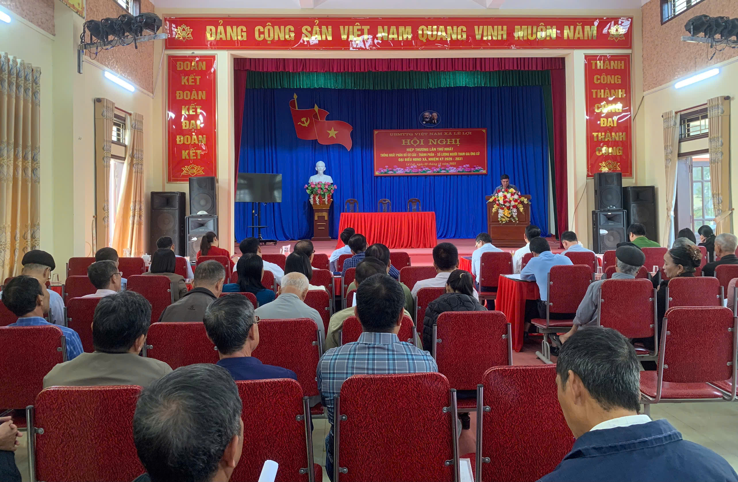 Hội nghị hiệp thương lần thứ Nhất giới thiệu người ứng cử đại biểu Hội đồng nhân dân xã nhiệm kỳ 2026 – 2031