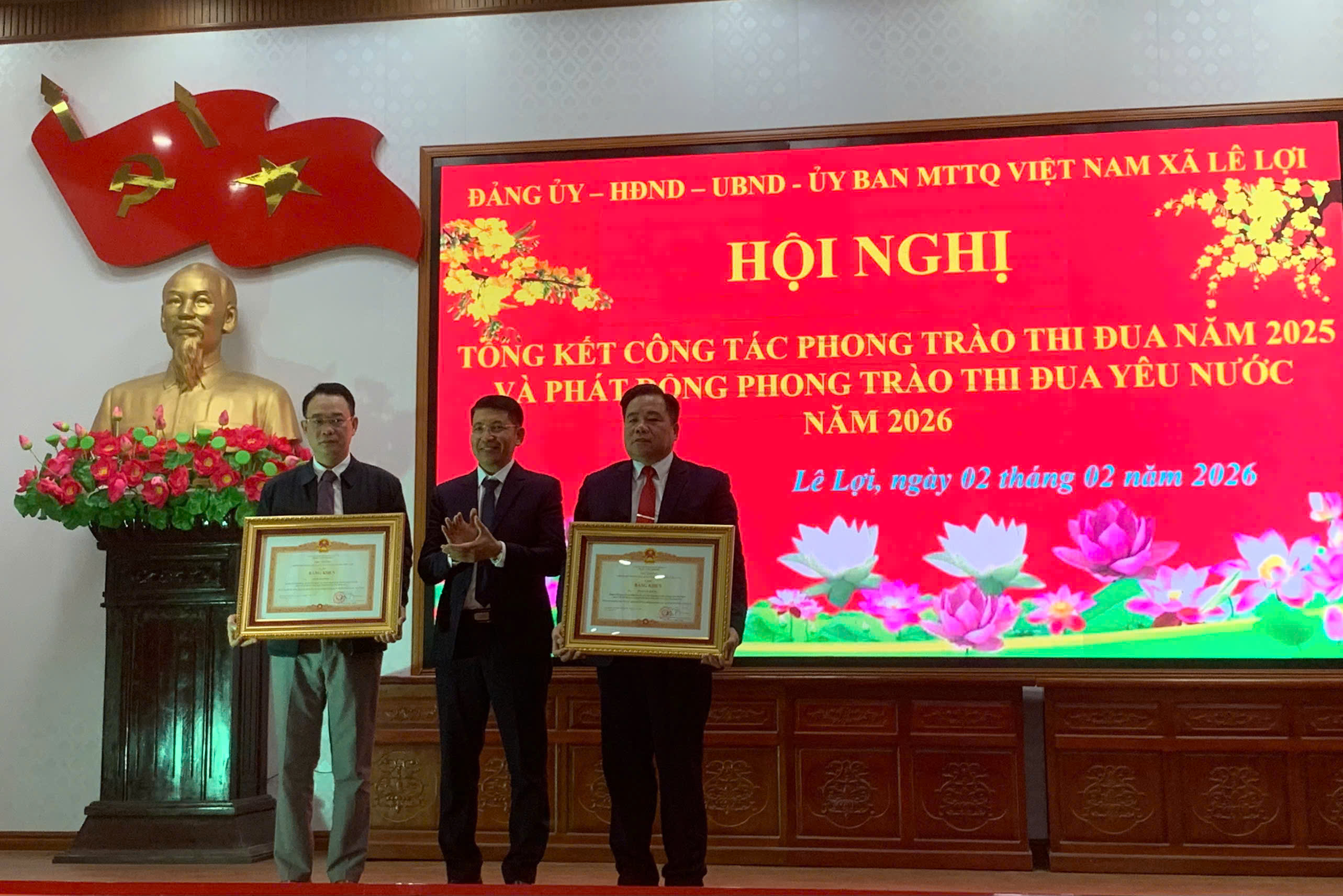 Xã Lê Lợi tổng kết phong trào thi đua yêu nước năm 2025