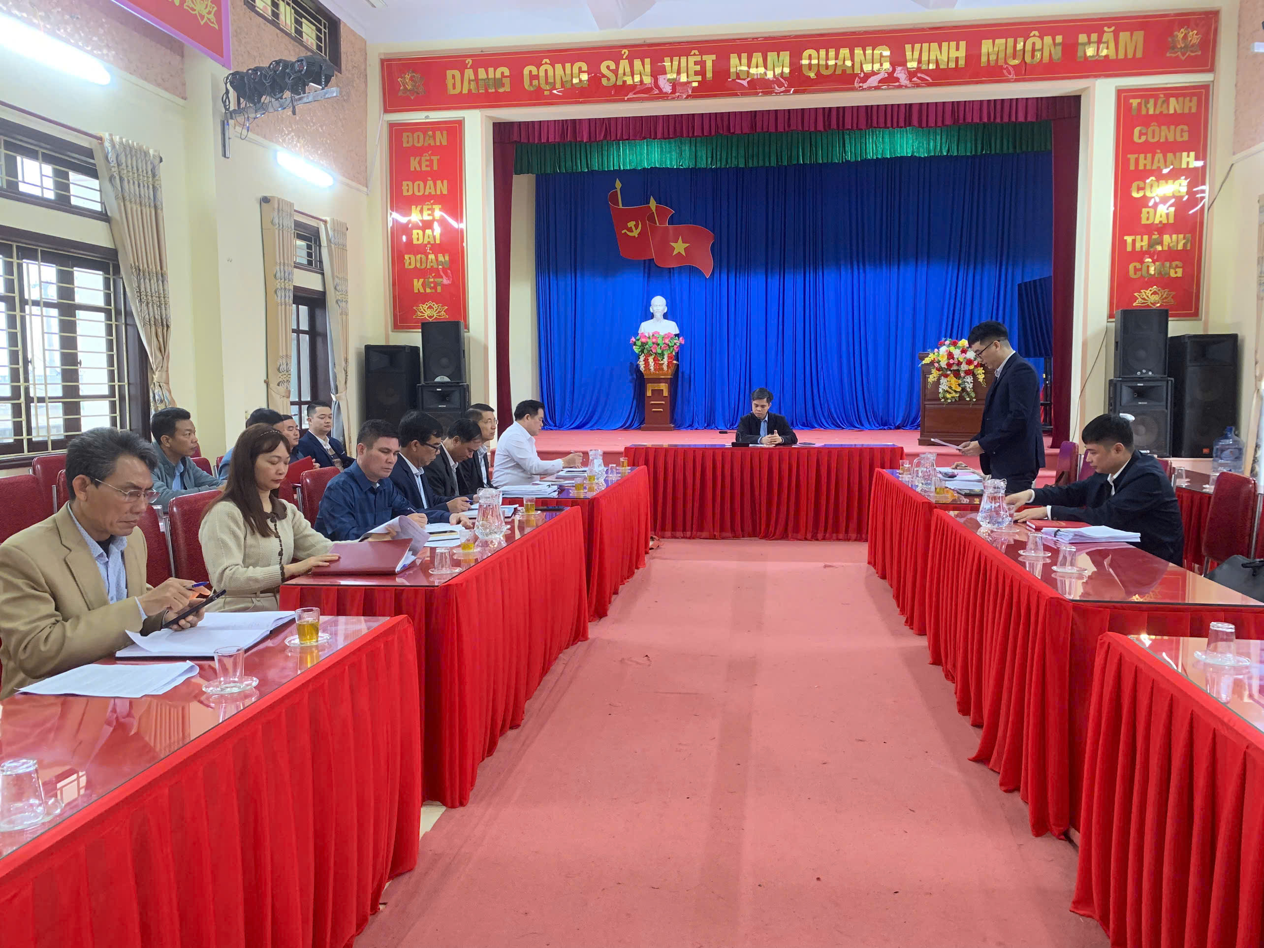 Kiểm tra công tác chuẩn bị bầu cử tại xã Lê Lợi