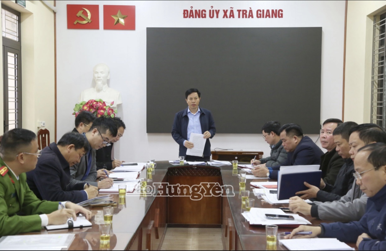 Đoàn kiểm tra số 9 tỉnh kiểm tra công tác bầu cử tại xã Lê Lợi, Trà Giang và Nam Thái Ninh