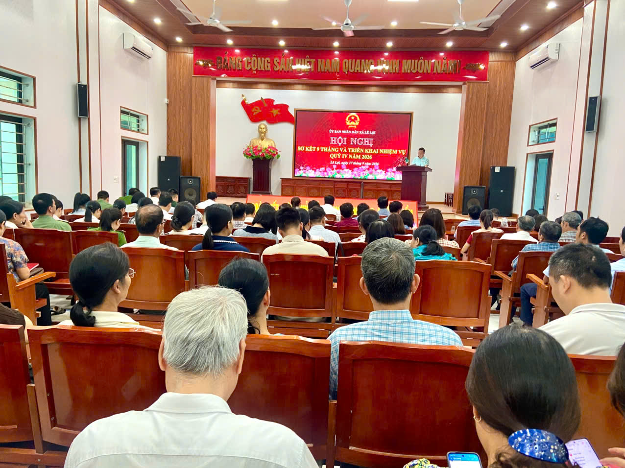 Lê Lợi sơ kết hoạt động 9 tháng đầu năm, triển khai nhiệm vụ 3 tháng cuối năm 2026