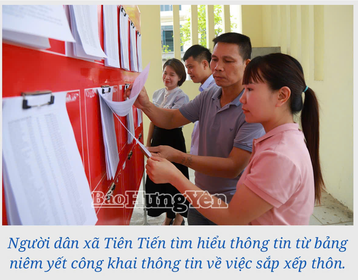 Sắp xếp, tổ chức lại thôn, tổ dân phố: Bảo đảm tiêu chuẩn và tôn trọng bản sắc văn hóa
