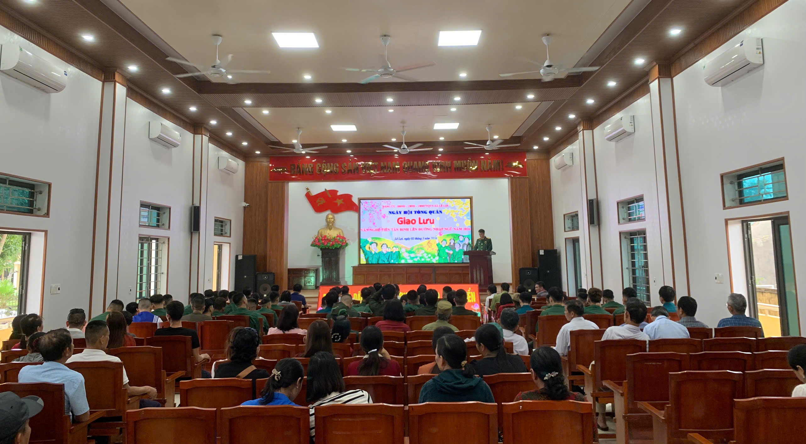 Xã Lê Lợi tổ chức “Ngày hội tòng quân” năm 2026