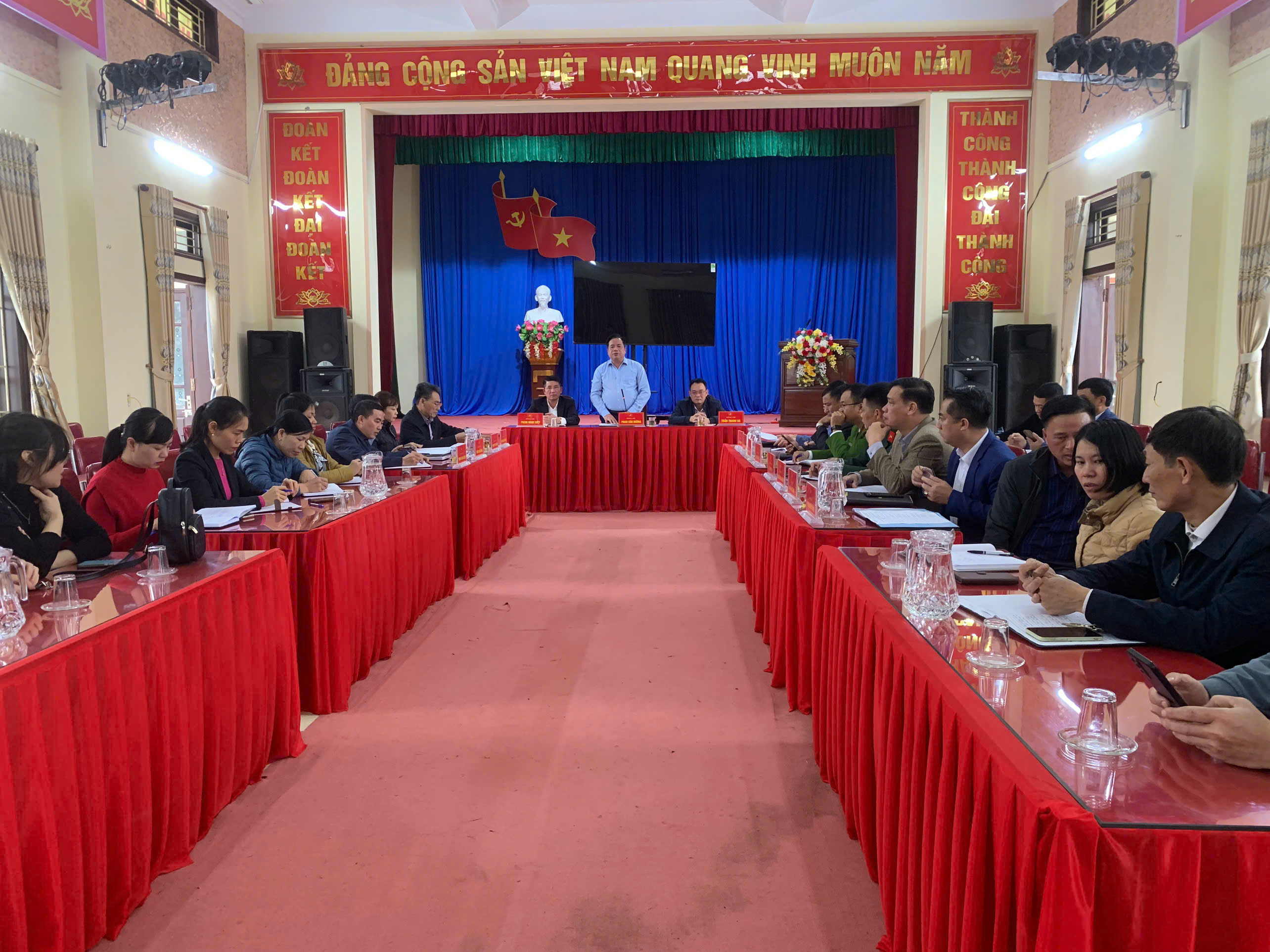 Hội nghị Ban Chỉ đạo bầu cử xã Lê Lợi triển khai nhiệm vụ trọng tâm công tác bầu cử