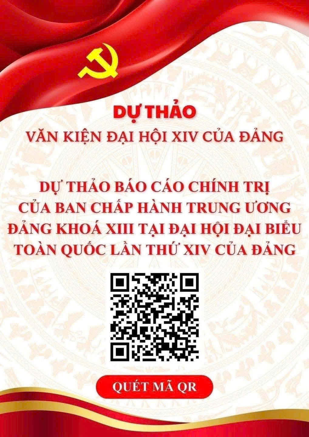 Tham gia đóng góp ý kiến đối với dự thảo văn kiện trình đại hội đại biểu toàn quốc lần XIV của đảng