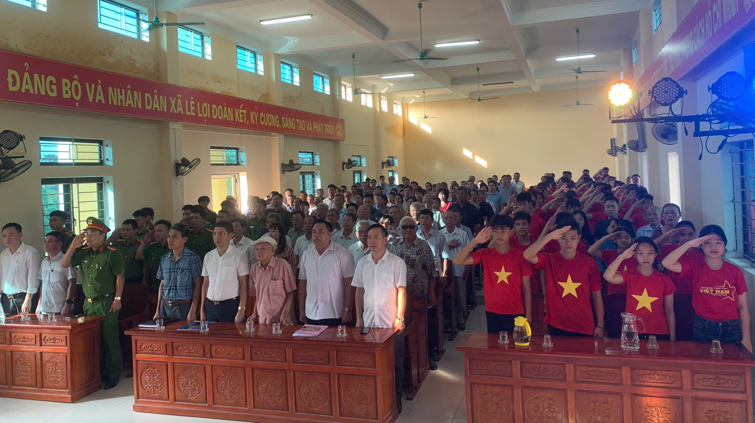 Lễ chào cờ “ Tôi yêu Tổ quốc, quê hương tôi” nhân dịp kỷ niệm 80 năm cách mạng Tháng Tám, Quốc khánh 2/9