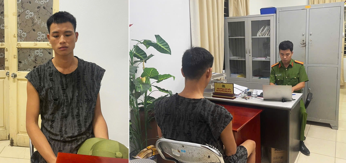 Công an xã Lê Lợi ra quân trấn áp tội phạm đảm bảo an ninh trật tự tại địa phương