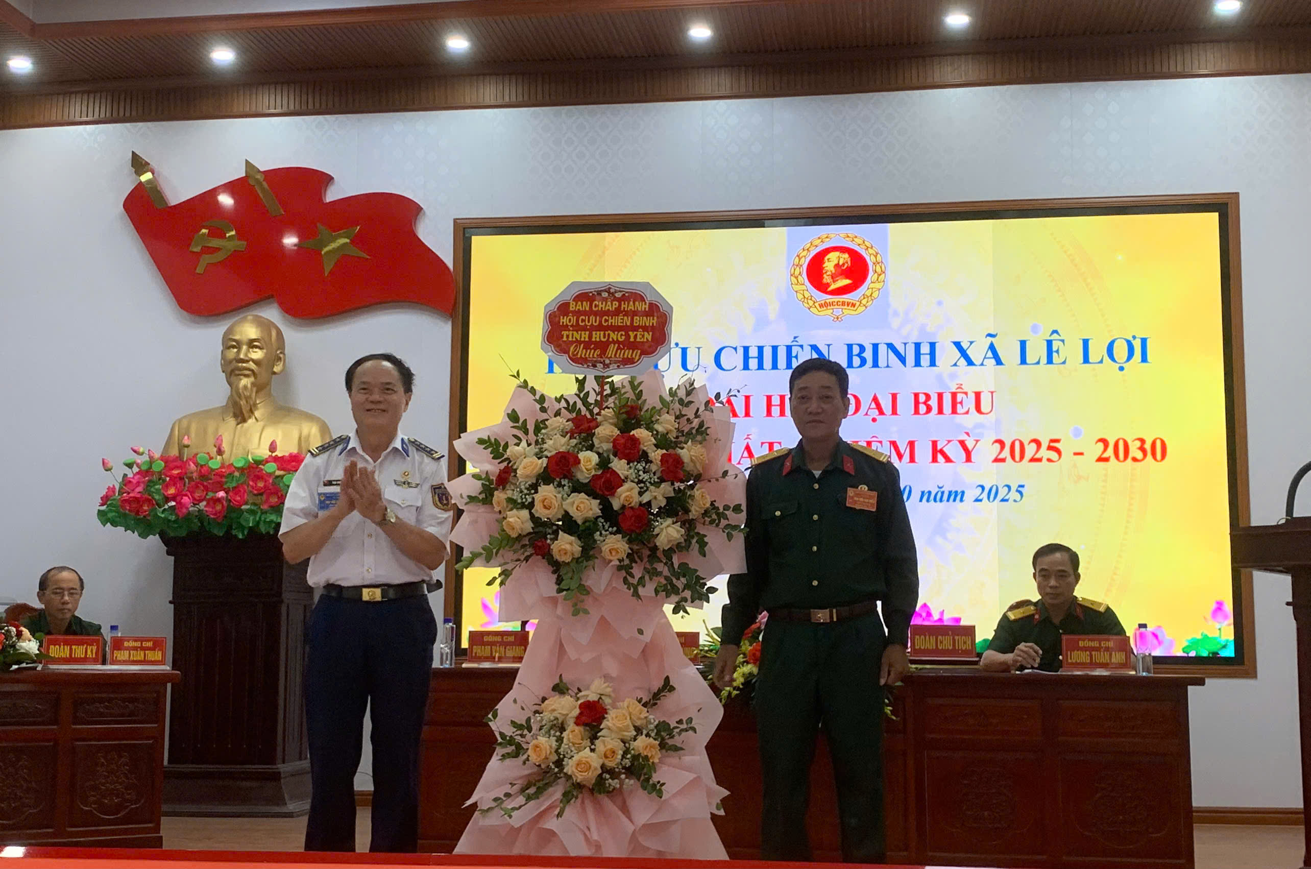 Hội Cựu chiến Binh xã Lê Lợi long trọng tổ chức Đại hội Đại biểu lần thứ I nhiệm kỳ 2025 - 2030