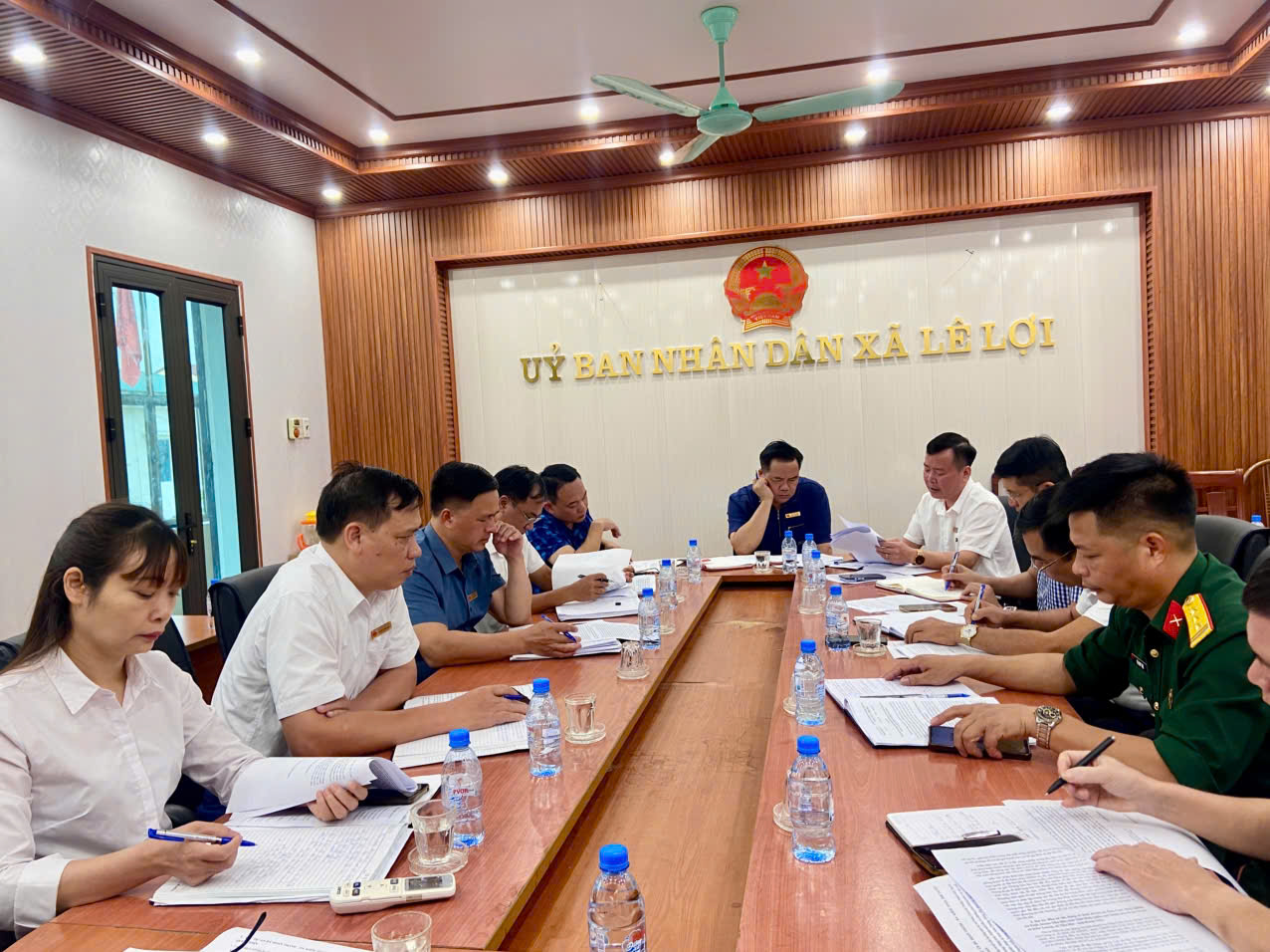 Xã Lê Lợi họp ban chỉ đạo, rà soát tiến độ các dự án trên địa bàn